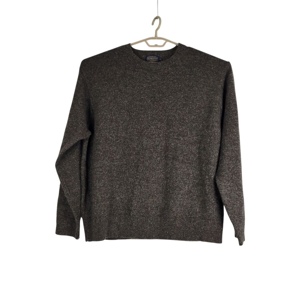 Pendleton Shetland Washable Wool Sweater Brown Crewneck Men's size XXL